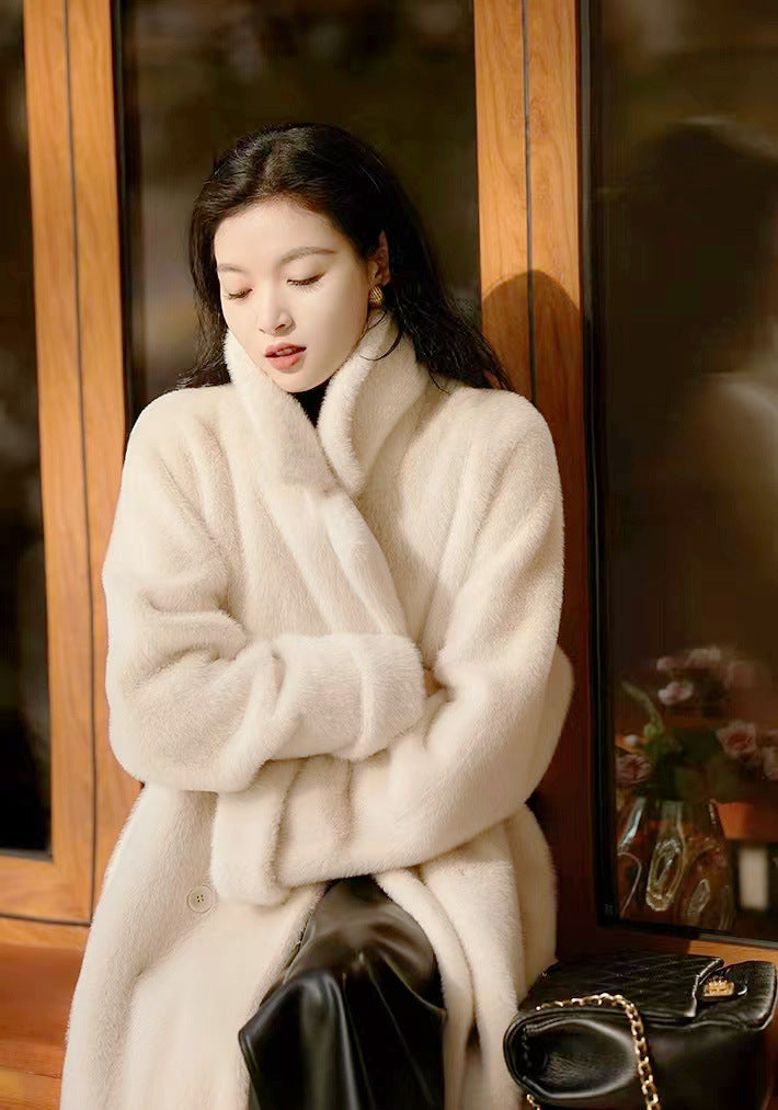 Manteau souple pour femmes au design unique en une seule pièce