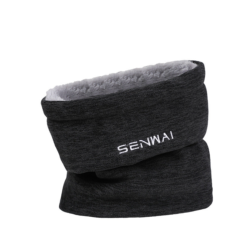 Outdoor Plush Bib Cold Proof and Warm Wool Hat Wind Proof and Fashionable