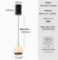 Lampe de pendentif côté lit réglable pour la chambre