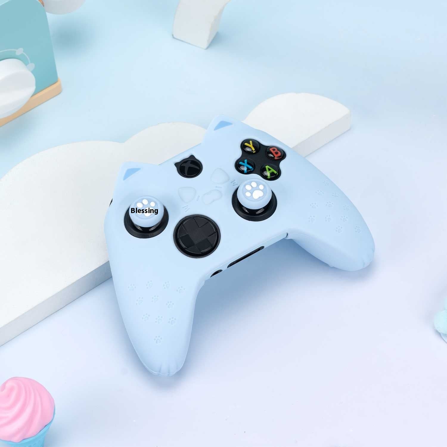 Contrôleur de jeu mignon tout inclus Soft Shell Silicone Cover