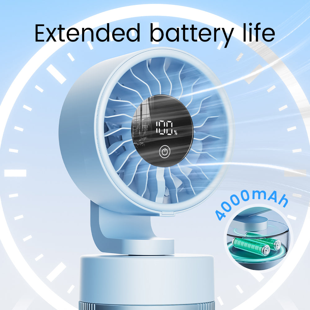 Ventilateur de coupe à aspiration haute capacité 4000 Mah avec une aspiration ultra forte