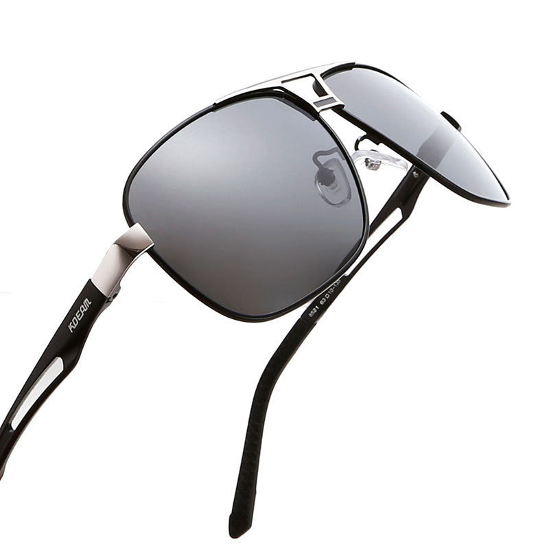 Lunettes de soleil polarisé en aluminium en métal