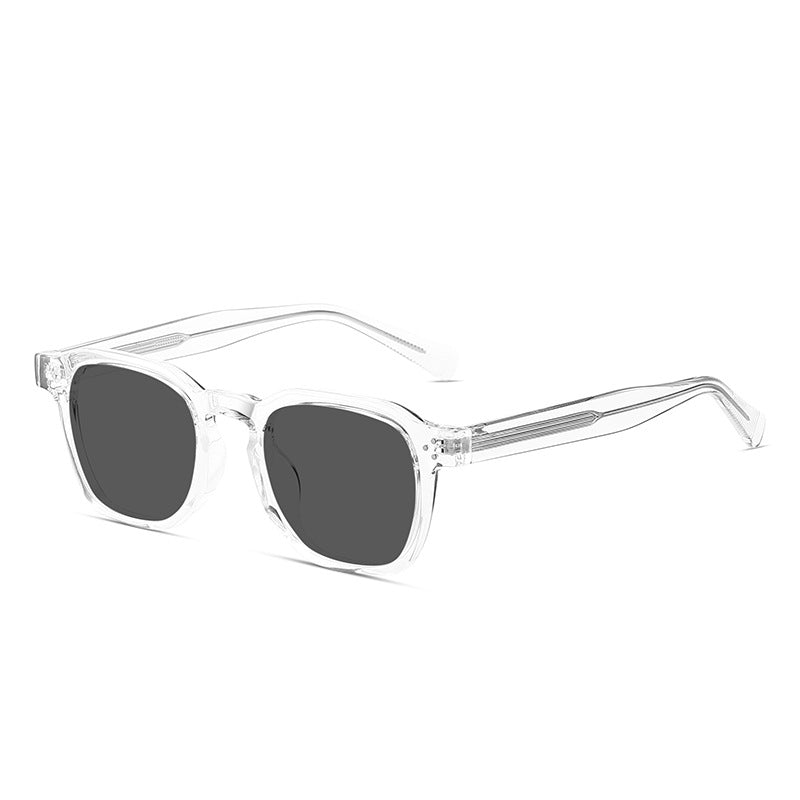 Lunettes de soleil rétro polygonales pour hommes et femmes