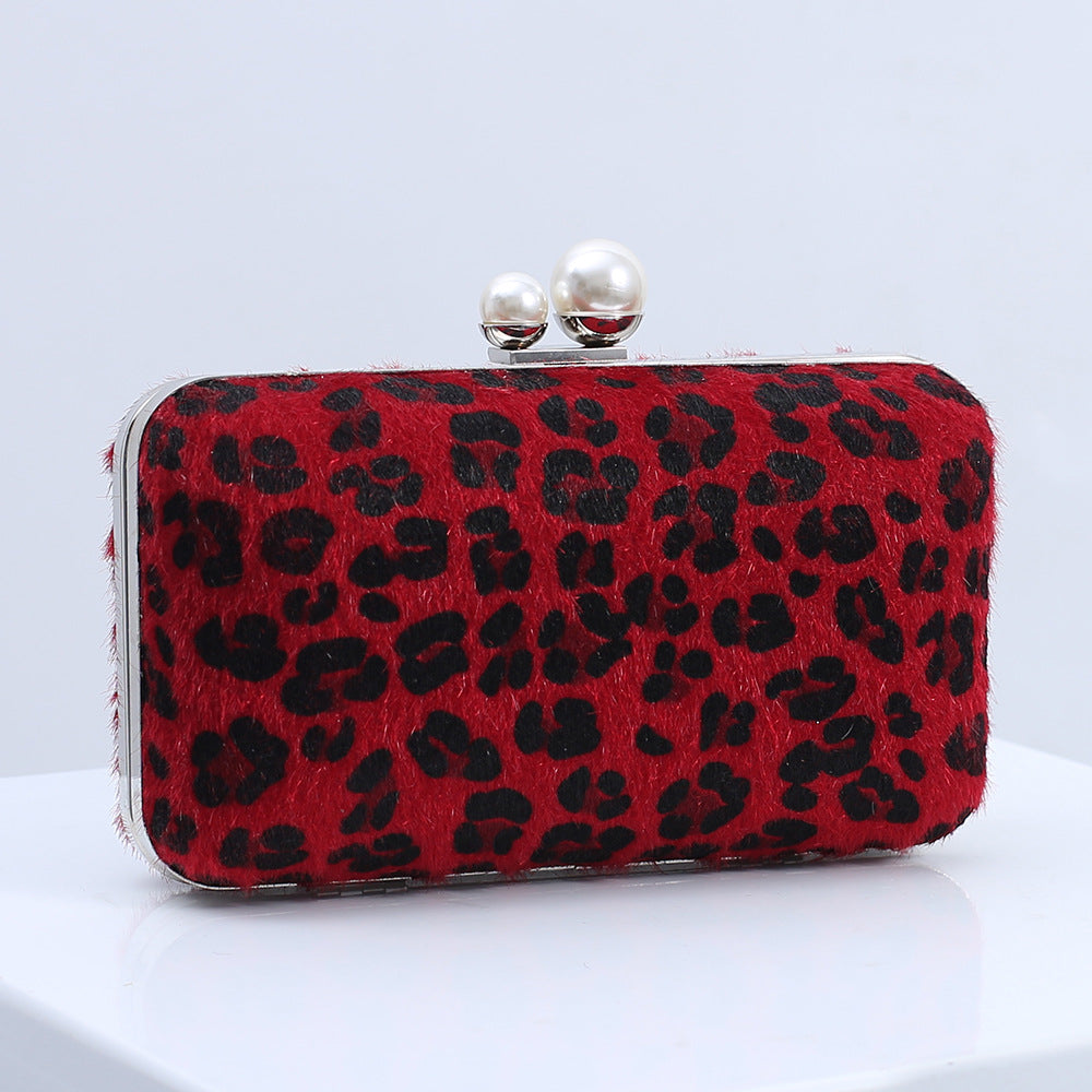 Classic EuropeanAmerican Leopard-Imprimer Sac à Epaule Fashionable