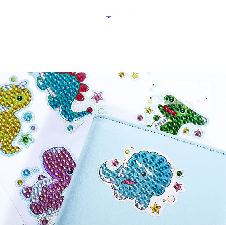 Cartoon Diamond Peinture Réfrigérateur Magnet Diamond Sticker Toy