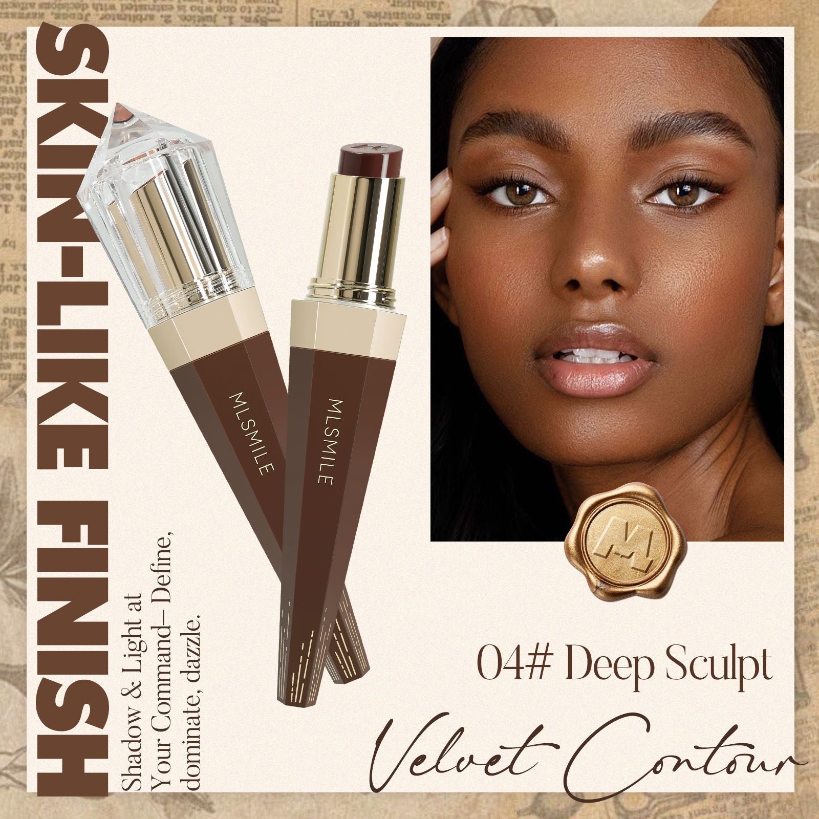 Contour Stick Set Multi-fonctionnel Highlighting et Shaping tridimensionnel