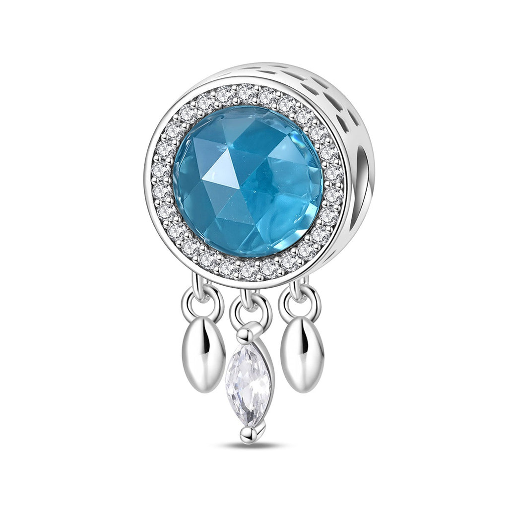 Bleu Dreamcatcher bricolage bracelet pendentif perles