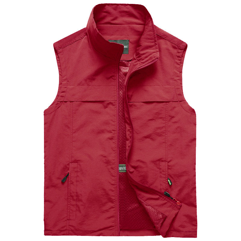 Printemps Automne Loisirs de plein air pour les hommes Pêche et photographie Veste