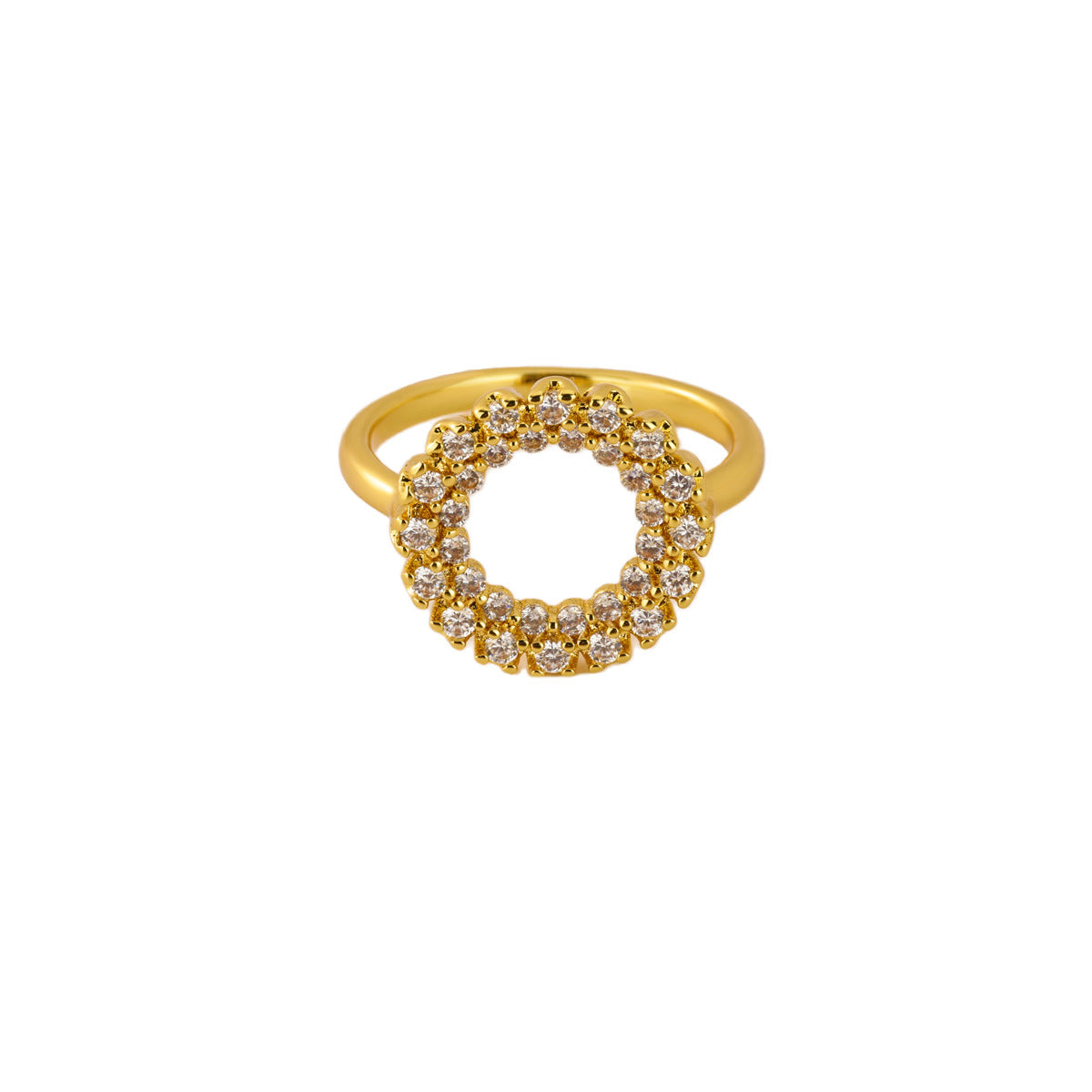 Anneau Zircon de luxe légère pour femmes