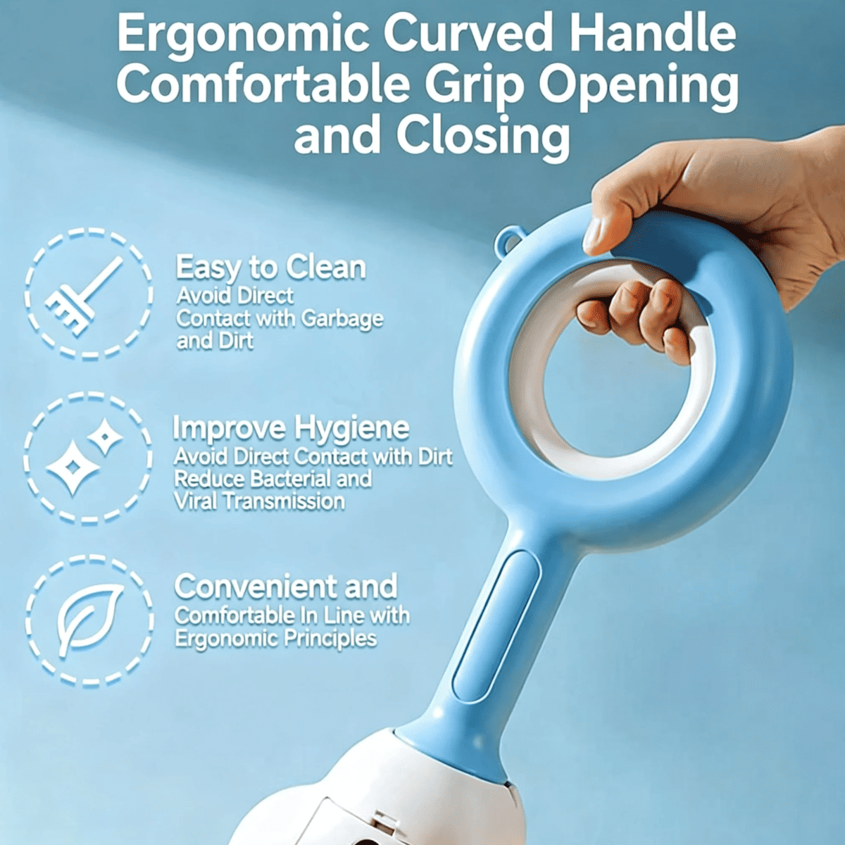Portable Pooper Scooper avec distributeur de sacs intégré