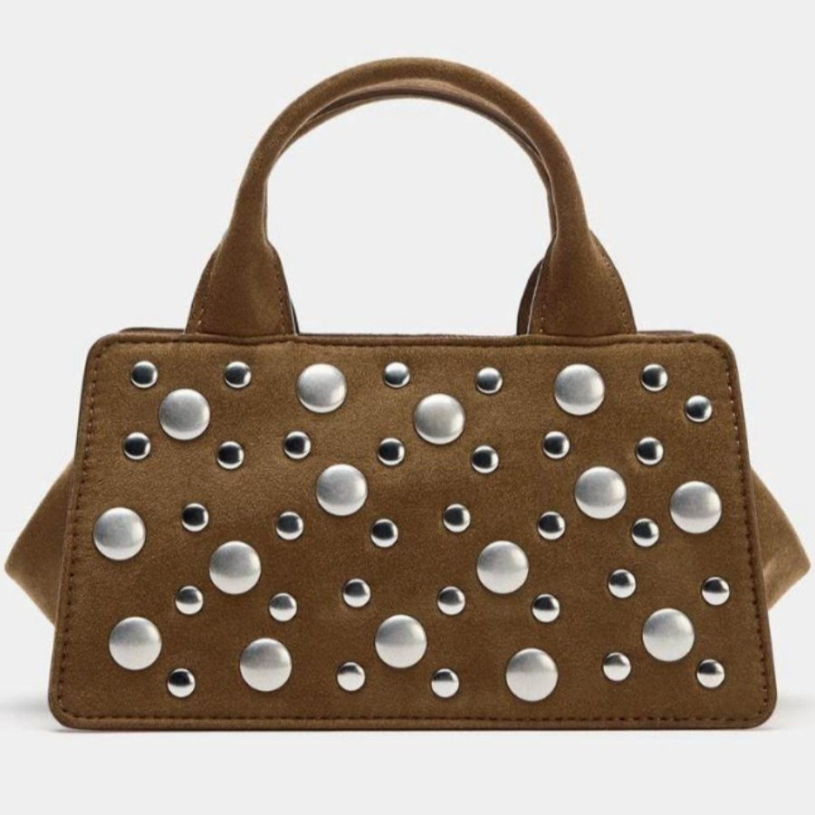 Sac à main de navette à rivet mode dans un style punk
