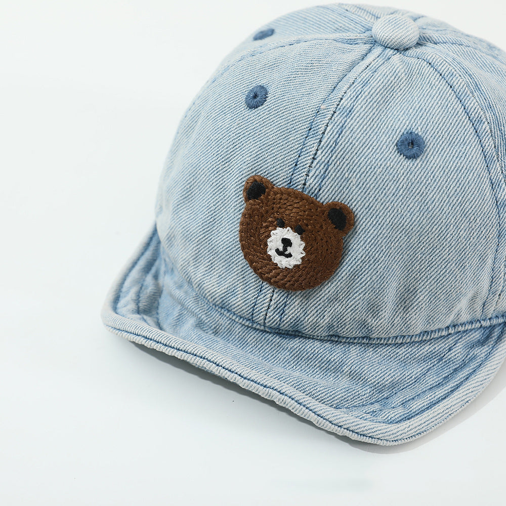 Été Noyau en peluche ours Applique Floppy Mignon et bébé apaisant Baseball