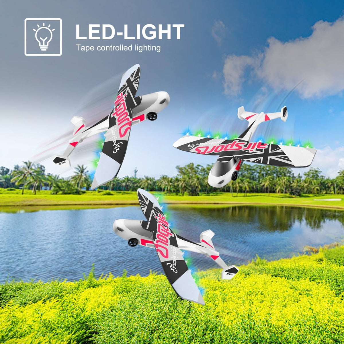G3 RC Plane 2.4Ghz American Remote Control Plane