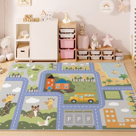 Children's Play Mat Rug for Bedroom and Nursery Education
