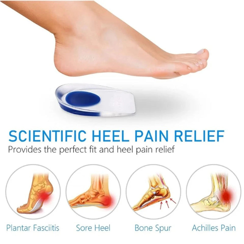 1paire Soft Silicone Gel Lnsoles Hommes Femmes