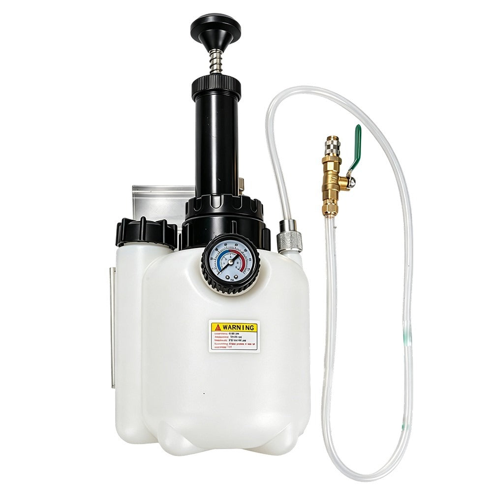 Pompe à fluide de transmission manuelle 3L ATF Système de transfert de remplissage d'huile avec 8 adaptateurs en aluminium