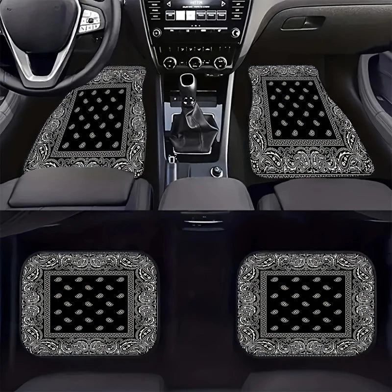 Tapis de voiture style bohème ancien tapis