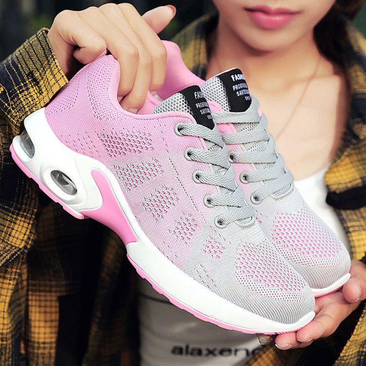Femmes Flyknit Mesh Chaussures en Plus Tailles Chaussures de course confortables