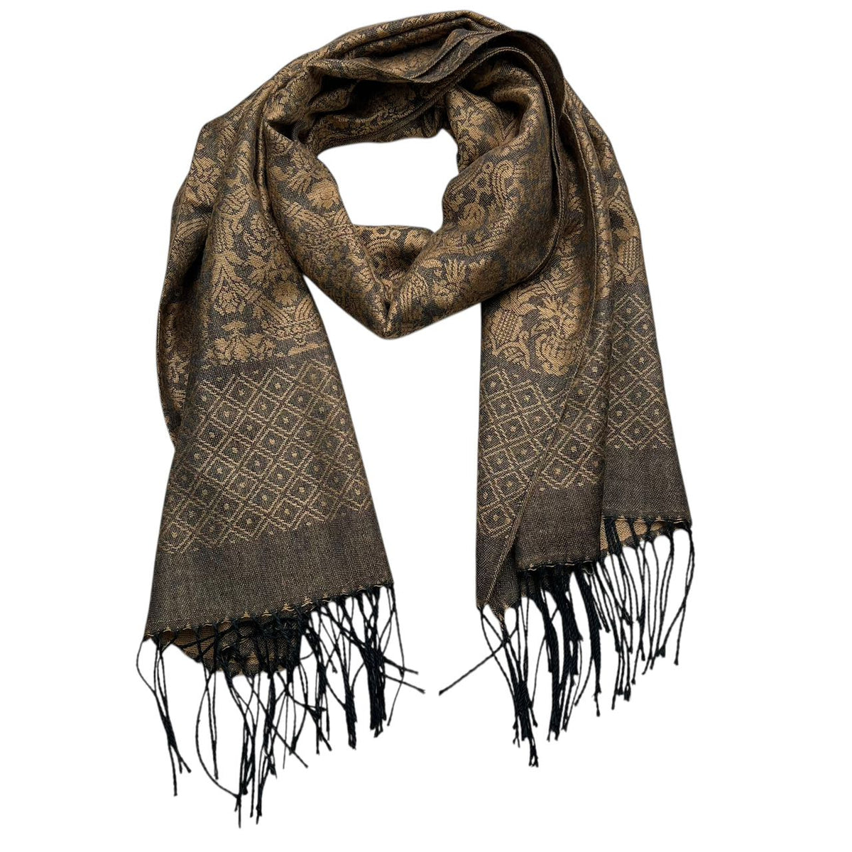 2 Pcs Sophisticated Tweed Look C Amel Casual Business Scarf