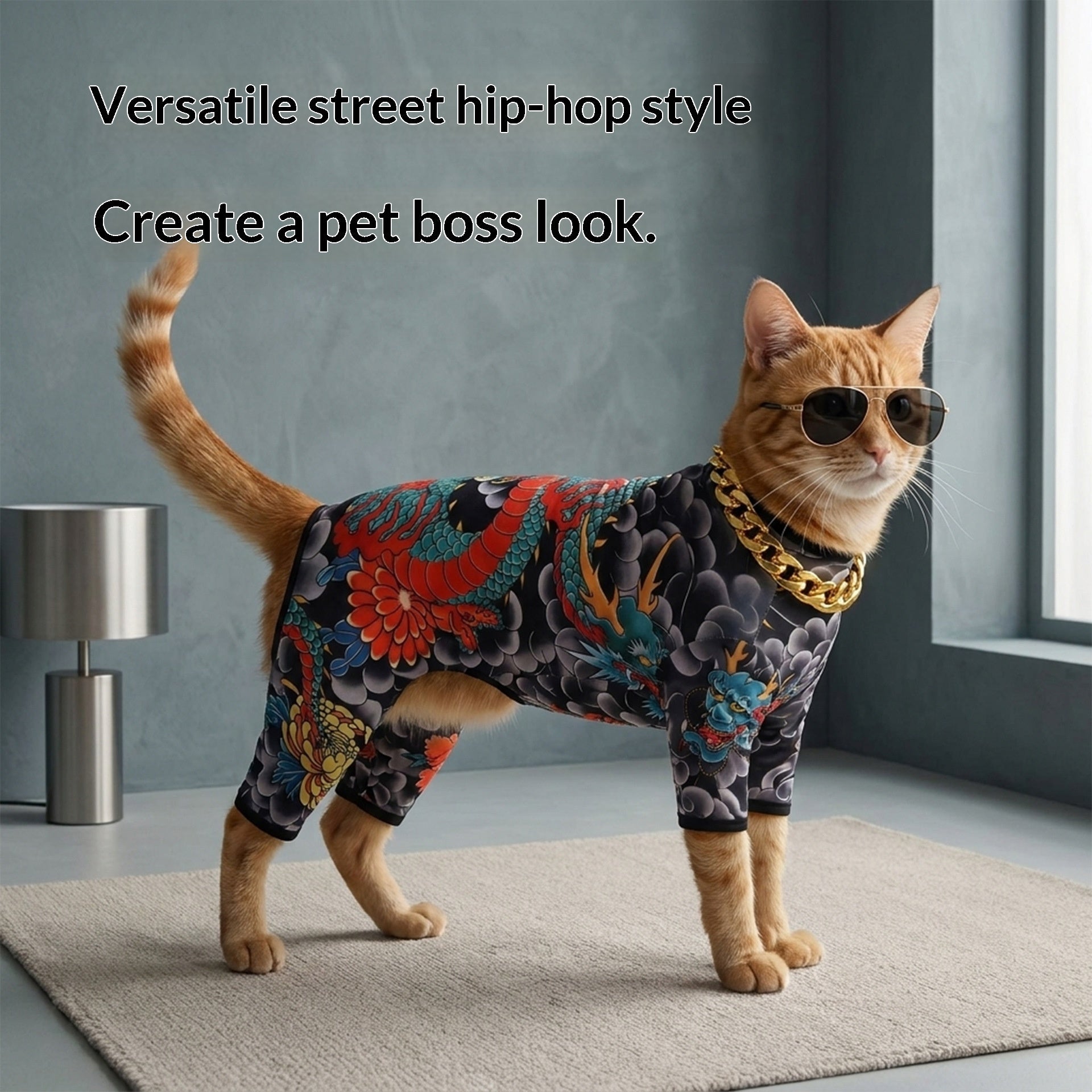 Vêtements de chien de tatouage à quatre pattes