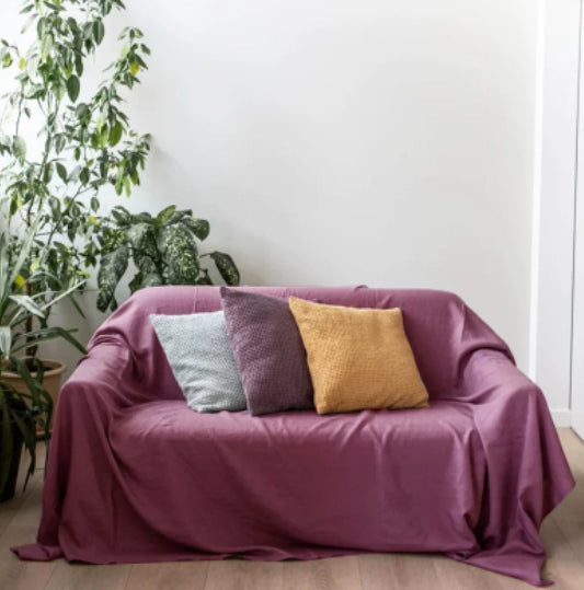 Serviette Hemp Jet Canapé Couverture de climatisation