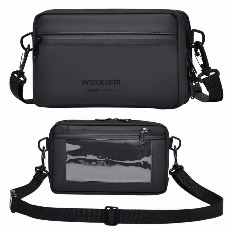 Simple homme de mode en plein air sac de messager occasionnel