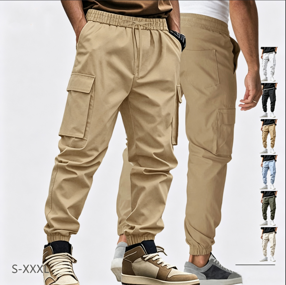 Cross border Amazon Autumn American Style Outdoor Multi-Pocket Hommes Loose Trendy Casual S