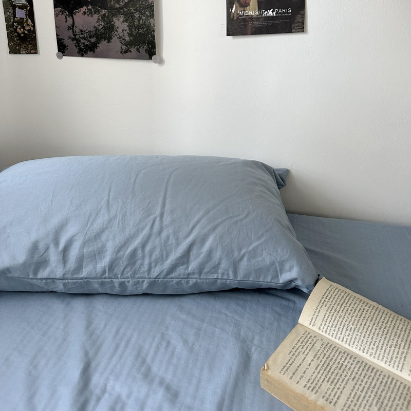 Coussin en coton lavé tout coton