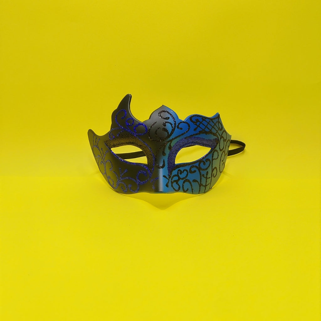 Masque de demi-face peint de Carnaval