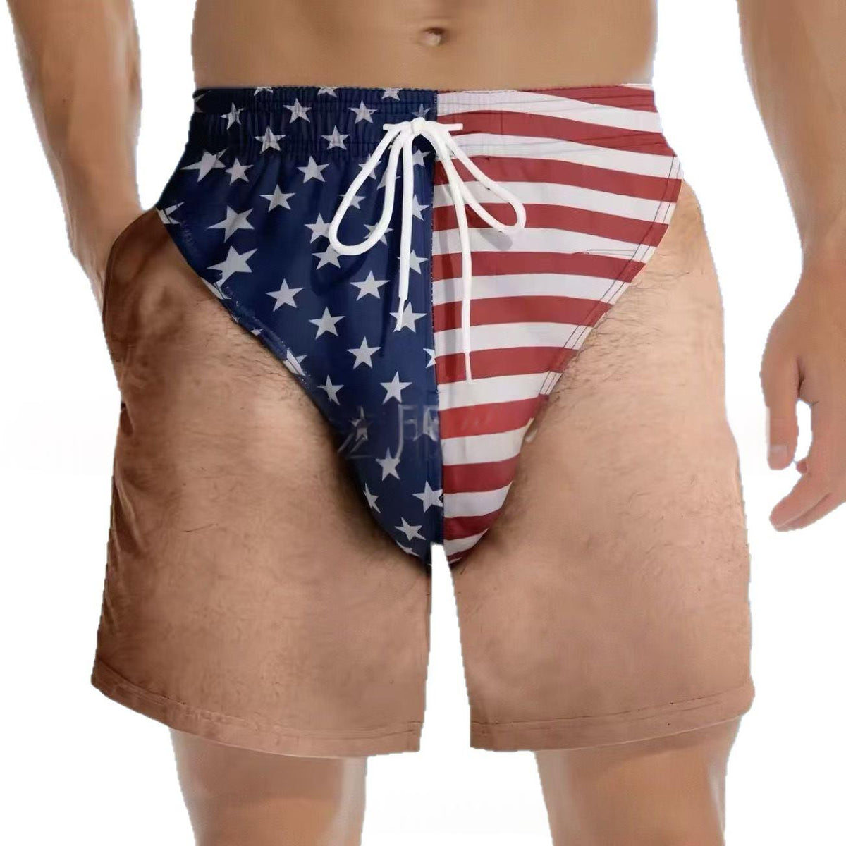 Sous-vêtements de plage pour hommes Bowknot