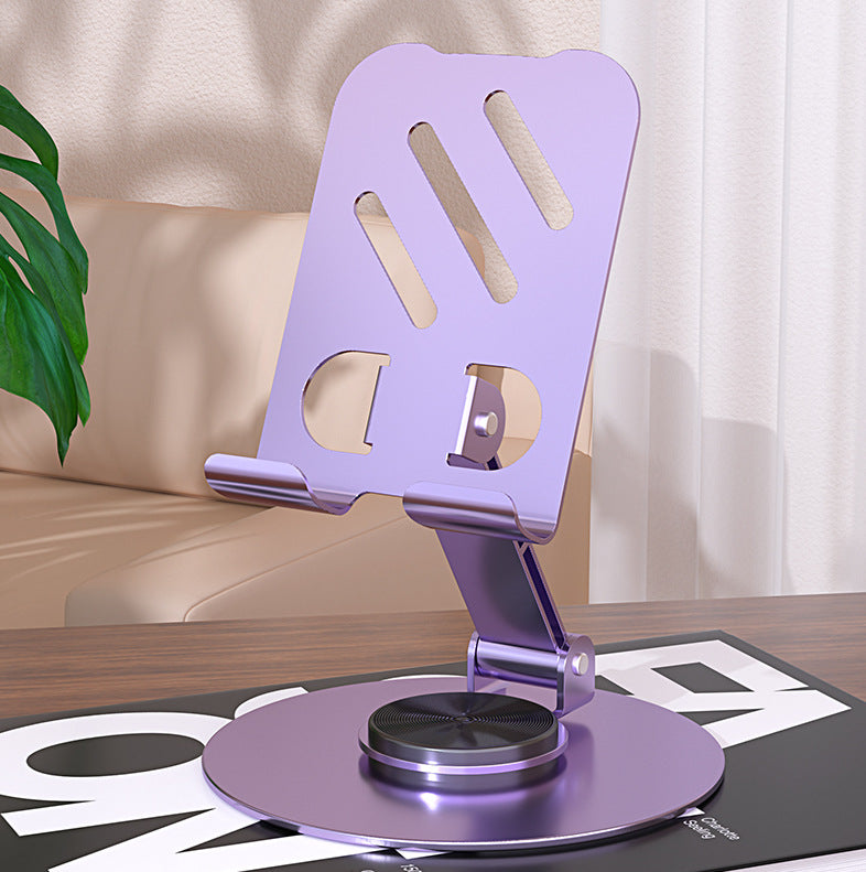 360 degrés de réglage de rotation pliant tablette paresseuse porte-téléphone de bureau