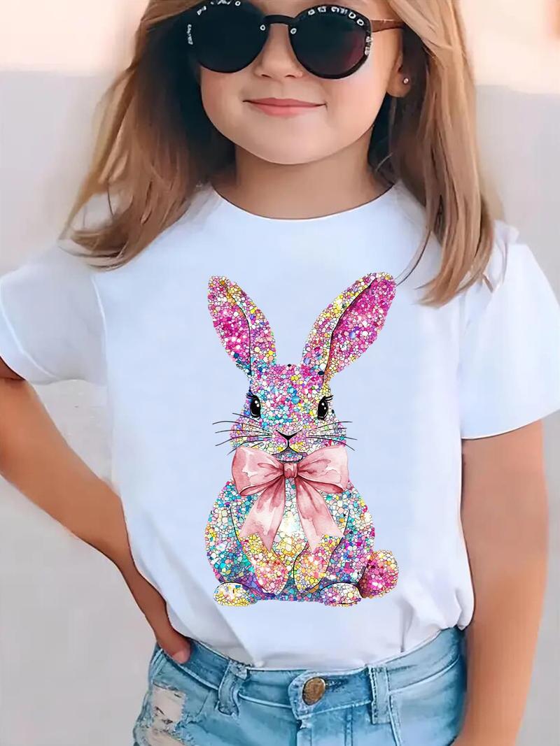 Kids Cartoon Bunny T-Shirt