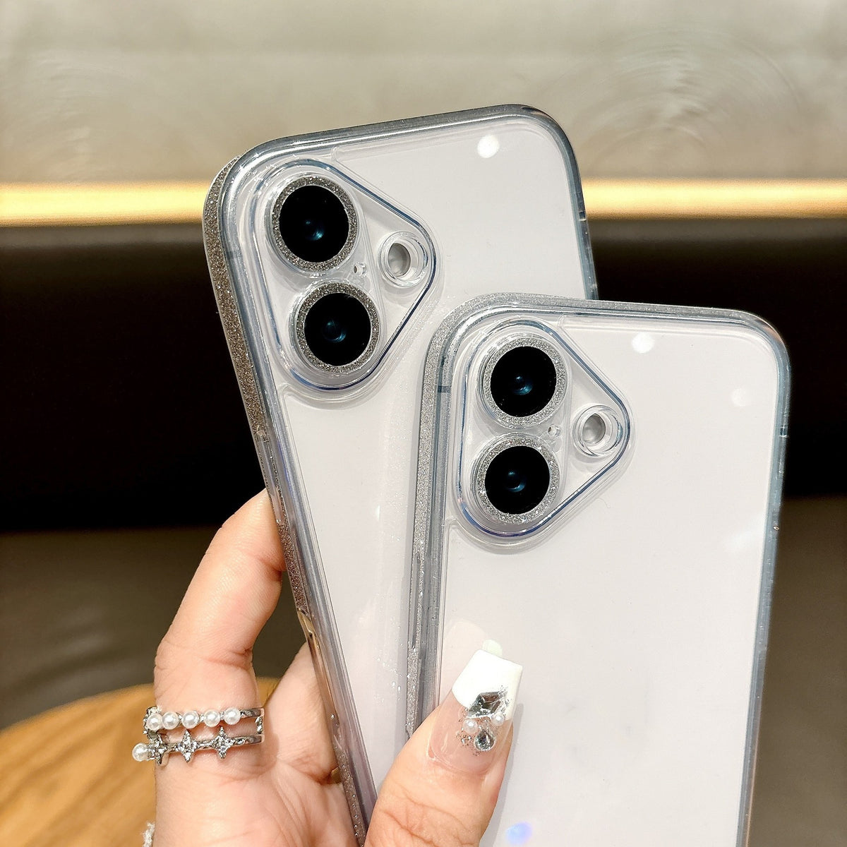 Couverture de protection en verre transparent pour boîtier téléphonique