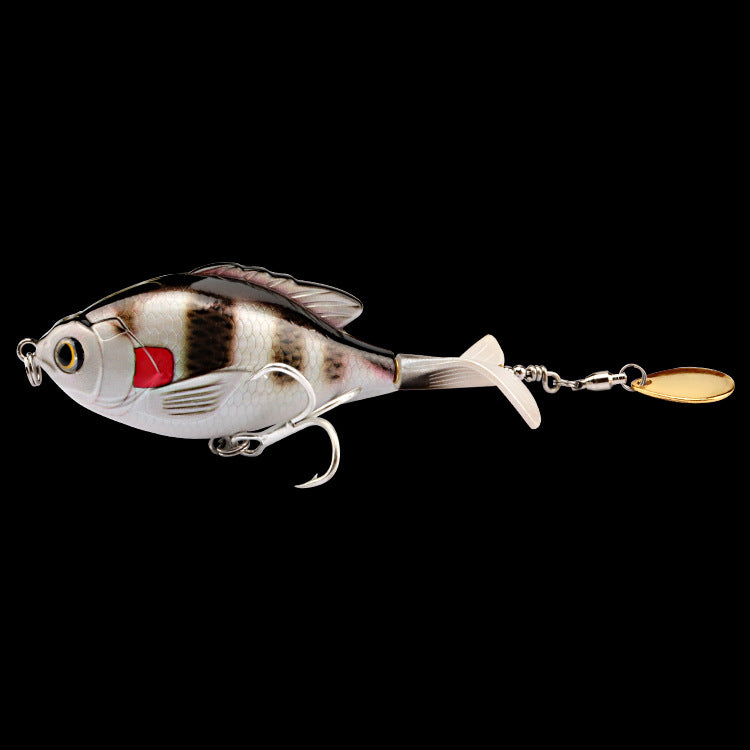 Ensemble de lure de pêche à la queue de pêche de 5 pièces