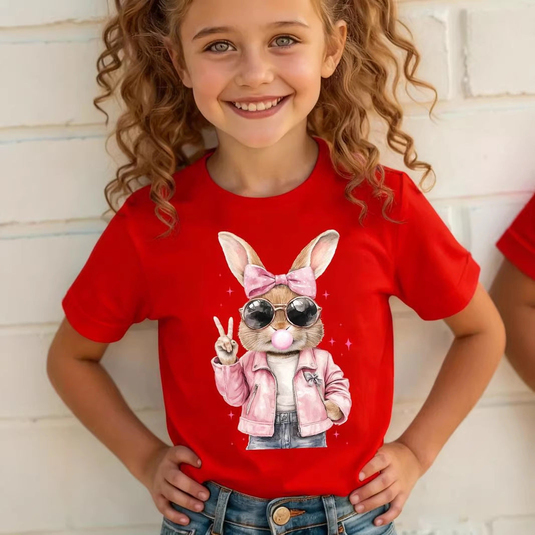 Kids Cartoon Bunny T-Shirt