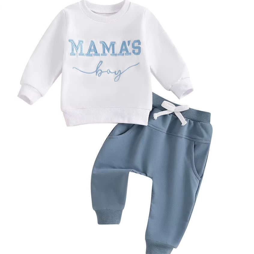 Springautumn Manches longues et pantalons longs Ensemble de deux pièces