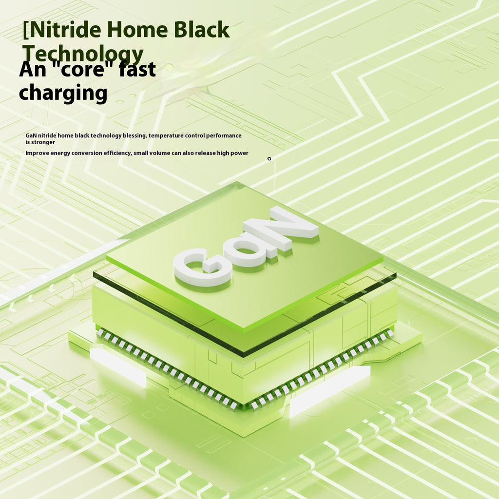 Gallium Nitride charge rapide est livré avec câble de données télescopique Mecha Wind Chargin intégré