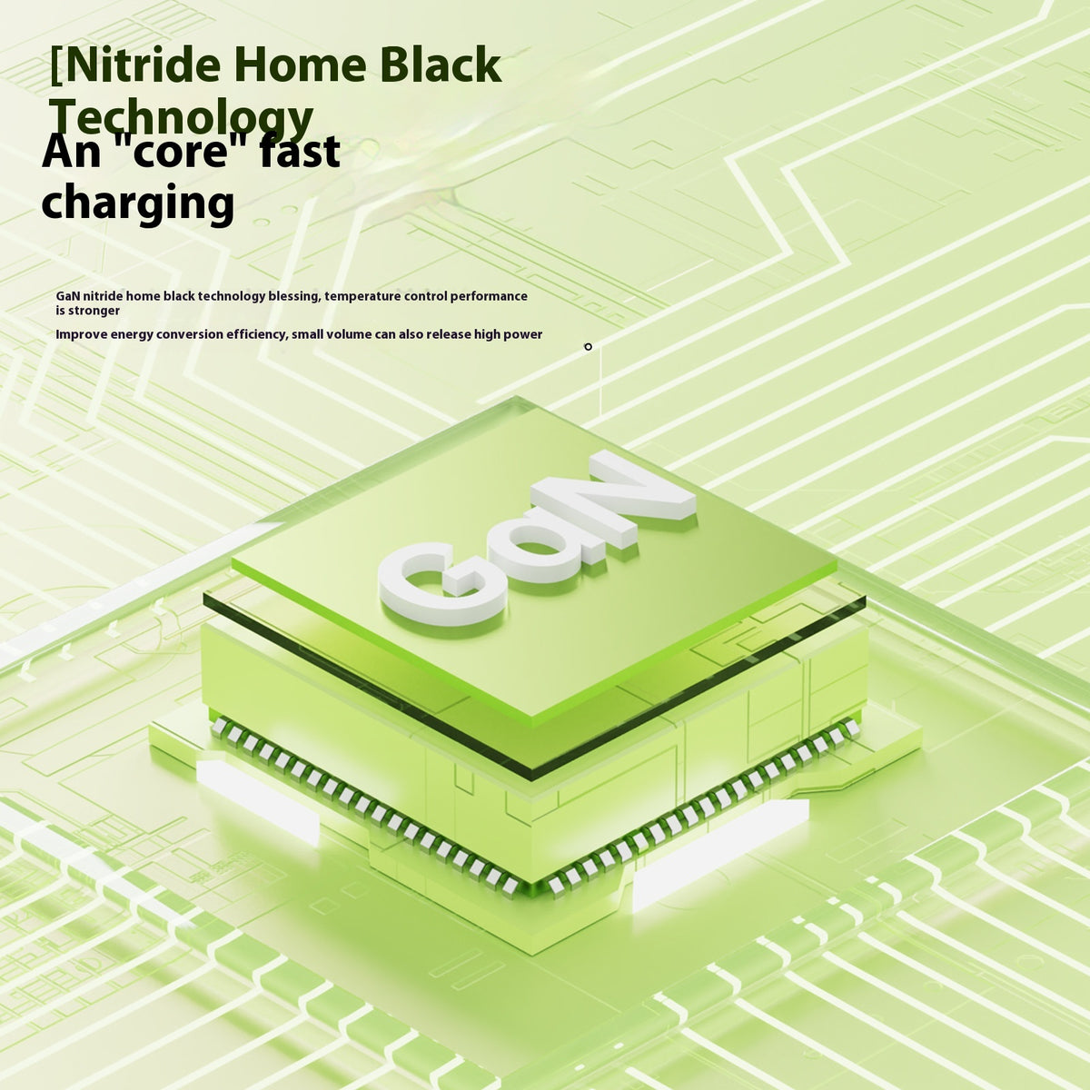 Gallium Nitride charge rapide est livré avec câble de données télescopique Mecha Wind Chargin intégré