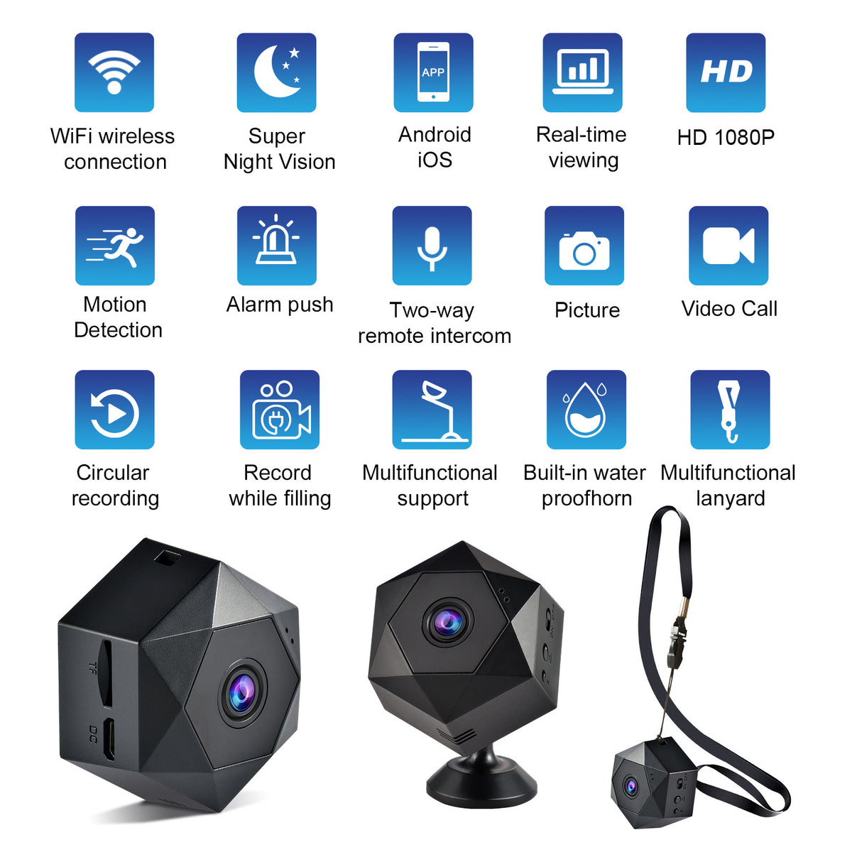 Caméra de surveillance Home Wireless Plug-in-gratuit