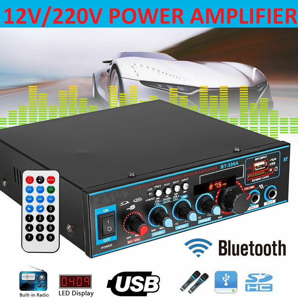 Amplificateur d'alimentation bi-usage pour la fonction Bluetooth d'enregistrement