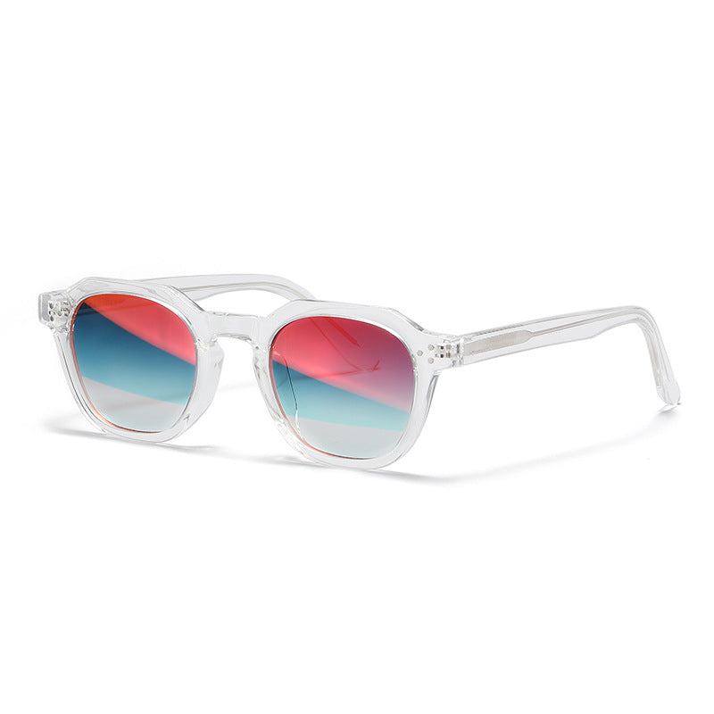 Lunettes de soleil rétro UVprotectives avec un style européen et américain distinctif