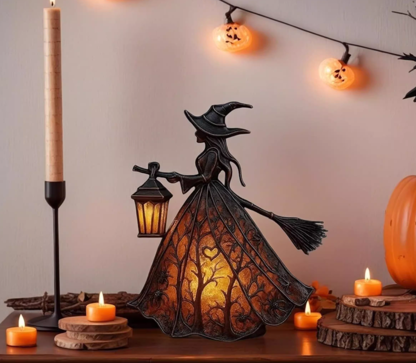 Lampe pour sorcières Lampe de table de décoration Halloween