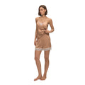 Dentelle-Panel Solid-Color combinaison de saut sexy avec short en suspension
