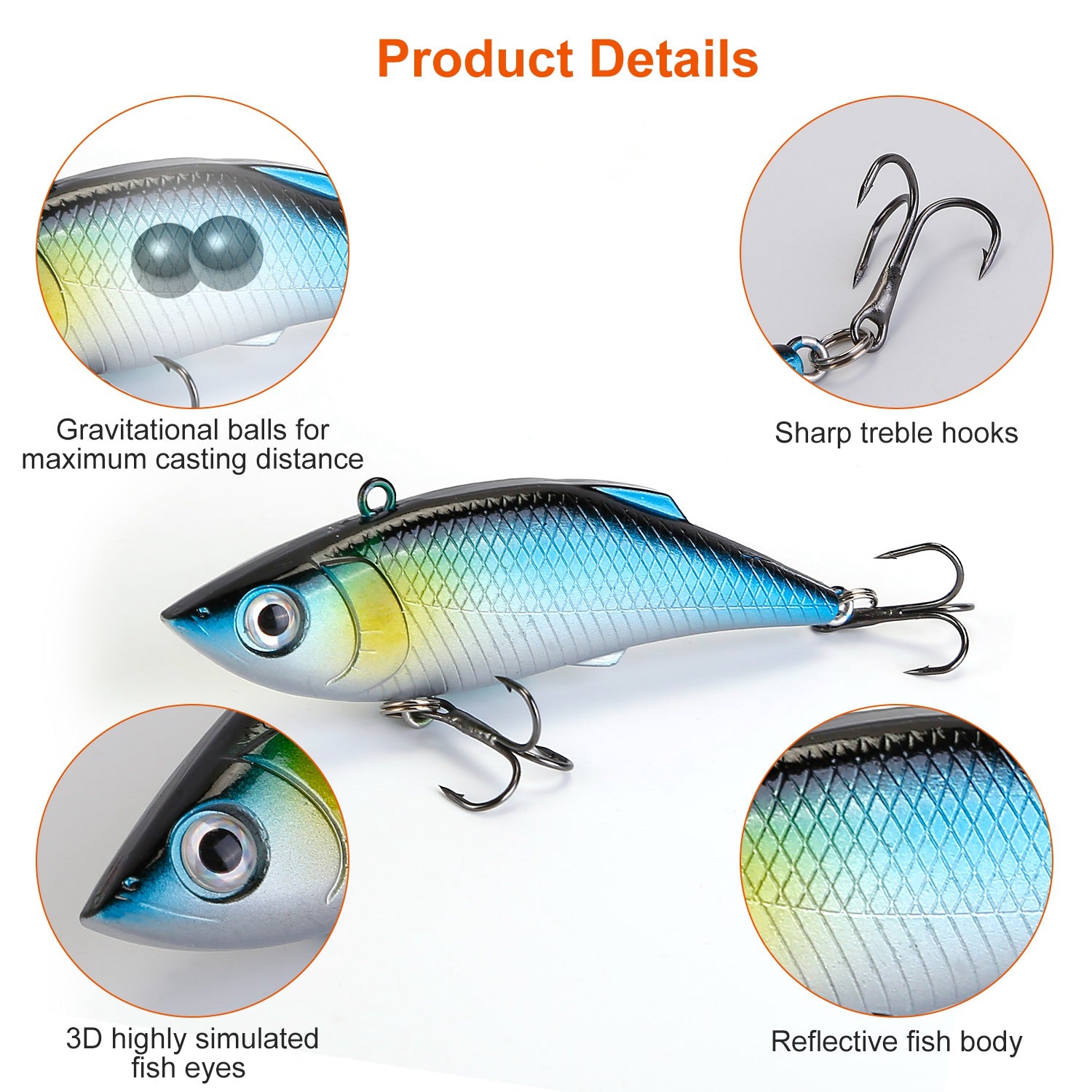 383Pcs Lures de pêche Tackle Box Bass Fishing Animated Lure Cranbbaits Spinnerbaits Soft Pl