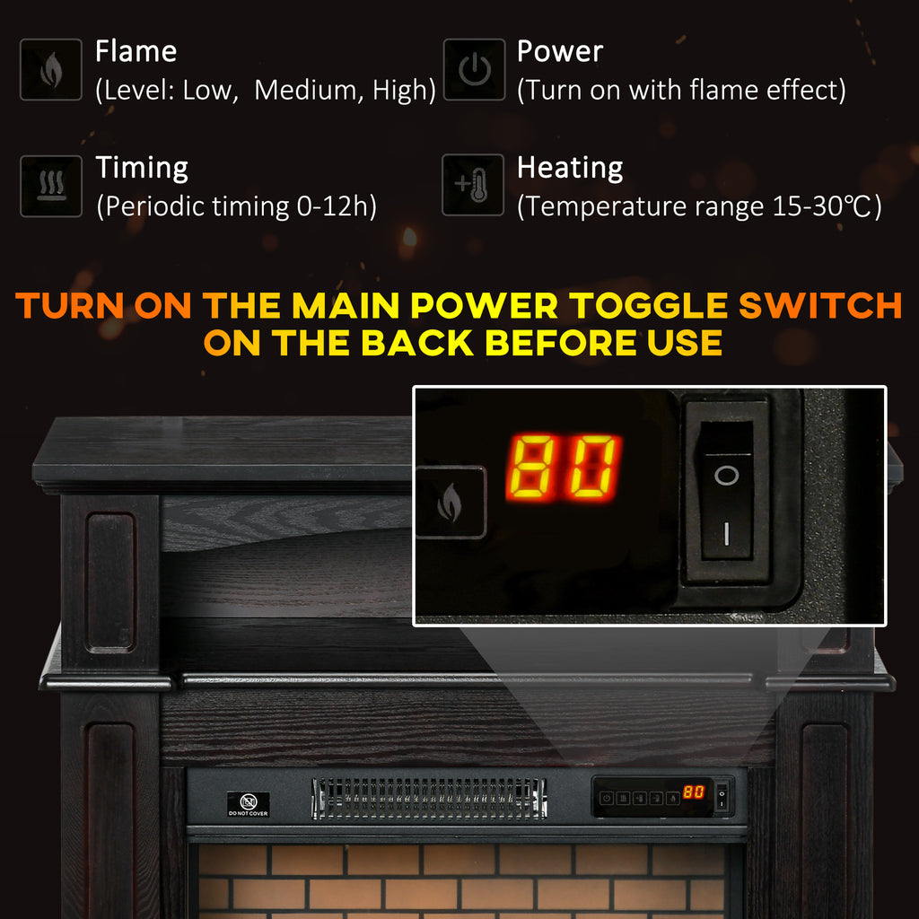 Cheminée électrique 32" avec Mantel