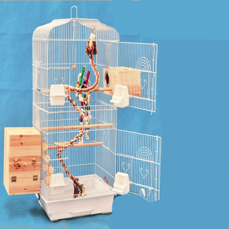 Cage de perroquet d'oiseau pour animaux de compagnie portatif