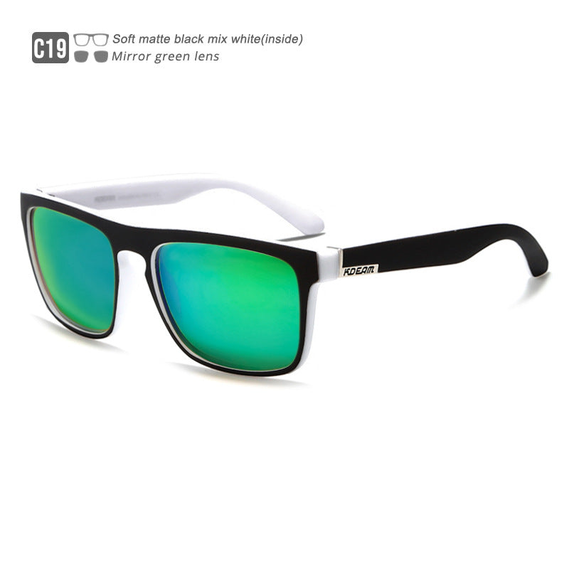 Boite Lunettes de soleil de conduite colorées Lunettes de soleil de sport polarisé pour hommes