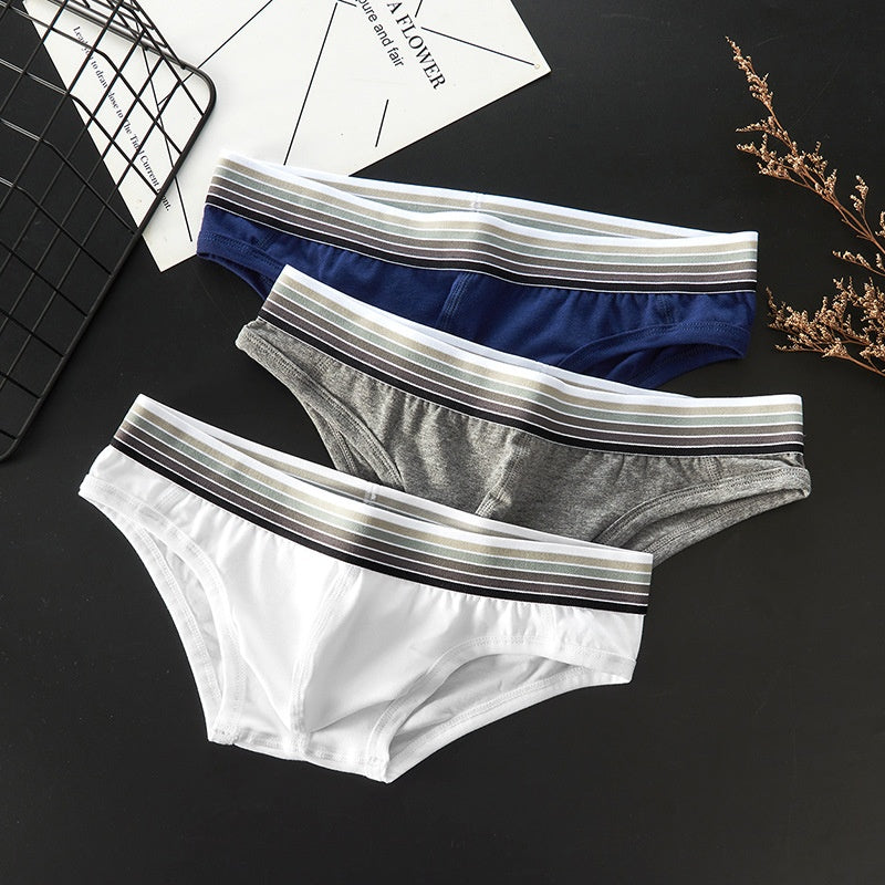 Sous-vêtements homme rose clair Basse taille Sexy Fashion Trend Coton Mince