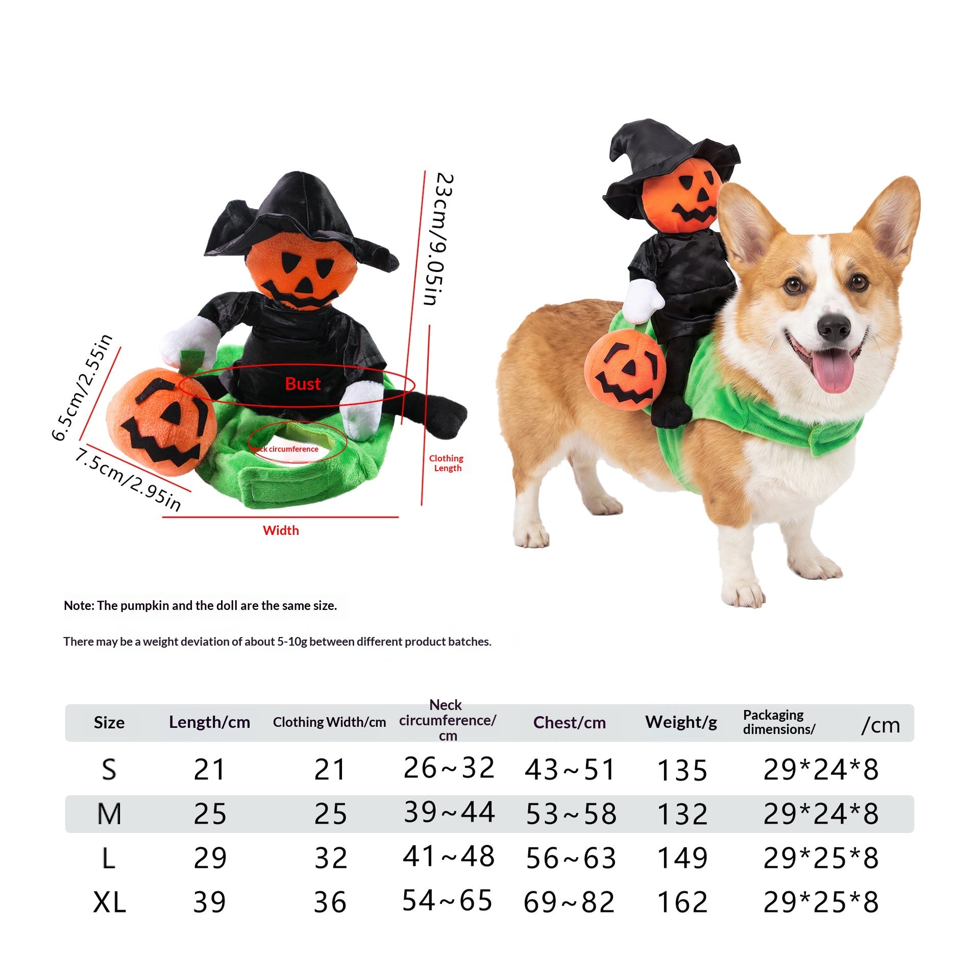 Déguisement pour animaux de compagnie Transformation de chat Funny Holiday Dress-Up Outfit