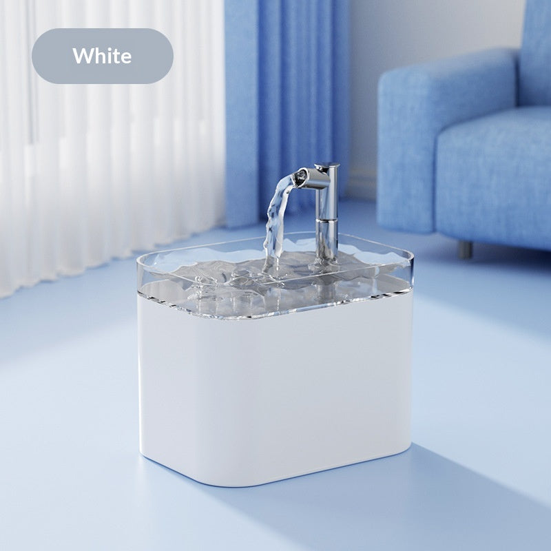 Fontaine d'eau pour animaux filtrant automatique